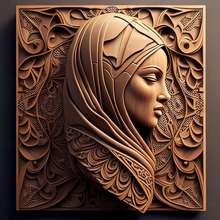 3D model Hijab (STL)